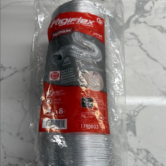 rigiflex Other - Rigiflex premium dryer duct vent rigid yet flexible hose 4” x 8 ft 1790033